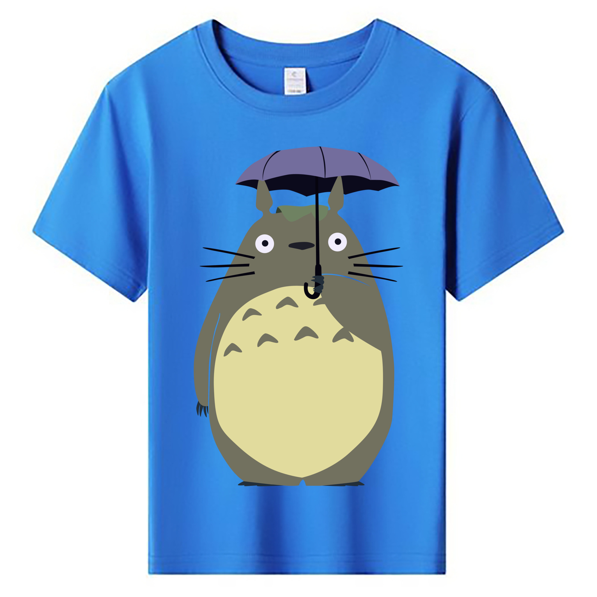 （画像用） となりのトトロ 草壁メイ 草壁サツキ My Neighbor Totoro Satsuki Kusakabe Mei Kusakabe 綿100％キッズTシャツ（フロントプリント）